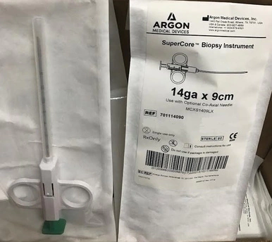 AGUJA BIOPSIA SEMI SUPERCORE ARGON 14G x 9cm