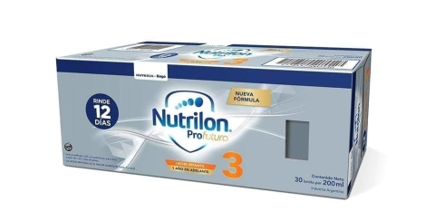 LECHE NUTRILON 3 PRO FUTURA BRICK X 200ML CAJA X 24 UNIDADES BAGO