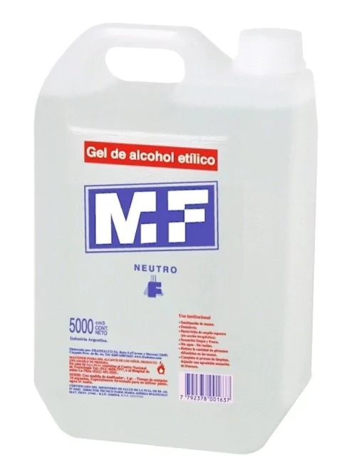 ALCOHOL EN GEL BIDON X 5LTS MF