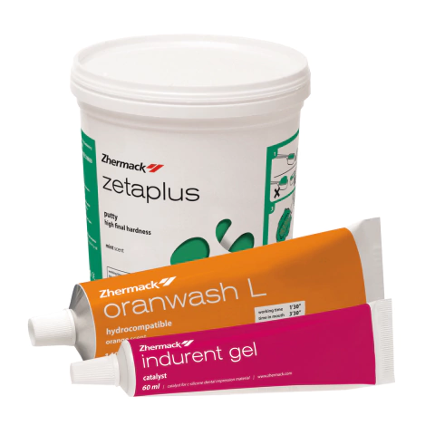 Silicona Zetaplus L Intro Kit Silicona Pesada x 900ml + liviana x 140ml + Activador. ZHERMACK