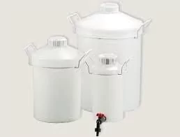 BIDONES PLASTICOS CILINDRICOS 10LTS CON CANILLA Y TAPA A ROSCA IND ARGENTINA