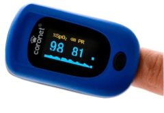 Oximetro De Pulso Saturometro Adulto Pediatrico Oled Curva Creative Coronet en internet