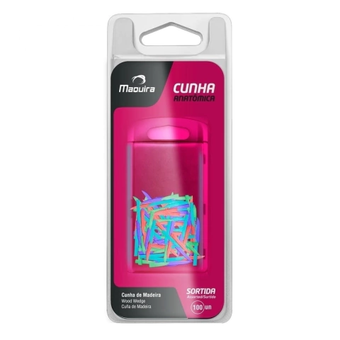 CUÑA DE MADERA SURTIDA MAQUIRA (x100)