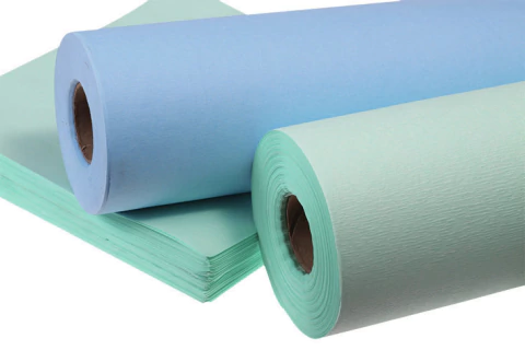 PAPEL CREPE 60grs 100x100cm x 250 u color verde standar 1ra generacion KIMS