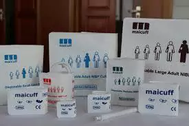 MANGUITO NIBP - MAICUFF (Presion No Invasiva) DESC. DOBLE ADULTO (26-35,5 cm) (Celeste)