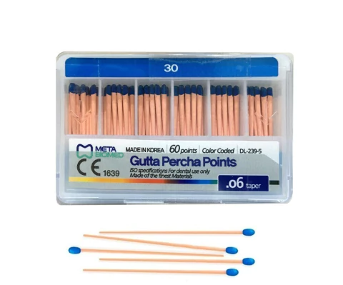 Conos de Gutta Taper Especial Mega META Tap 06-30 x 60 unidades