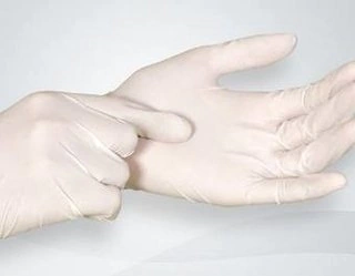 GUANTES EXAMEN LATEX TALLA M (MEDIANO CJA X 100U POWECREST/IMPORTADO