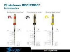 Limas Para Endodoncia Reciproc Sistema Oscilatorio R40 de 25mm x 4 Vdw