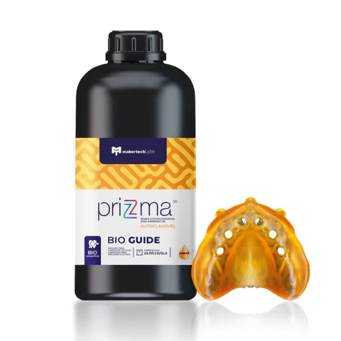 RESINA PRIZMA 3D BIO GUIDE AMBAR 500 GRS