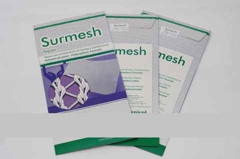 MALLA SURMESH DE POLIPROPILENO MONOFILAMENTO 7X15CM SURGICAL