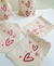 Bolsitas Souvenir Corazones 12 cm. x 16 cm. (pack 6 unidades) en internet