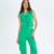 CHALECO SASTRERO LORETO EN LYCRA VERDE - comprar online