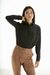 Imagen de BLUSA LUNGA SATEN NEGRO