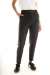 PANTALÓN TOMASSA ACHUPINADO ELASTIZADO CUERO SUEDE NEGRO - comprar online