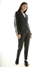 BLAZER PRAGA CUERO SUEDE NEGRO CON VIVOS BLANCOS - comprar online