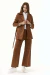 PANTALÓN FILIPPA NYLON CHOCOLATE - tienda online