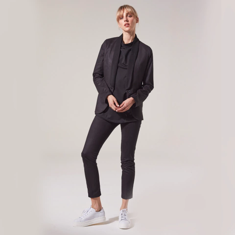 PANTALÓN TIJUANA RUSTICO GAMUZADO NEGRO