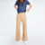 PANTALON TAORMINA EN LINO CAMEL - tienda online