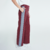 PANTALÒN FILIPPA CON RECORTE EN SIMIL CUERO SUEDE BORDO Y JEAN - tienda online