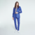 BLAZER SOPHIA GAMUZA AZUL FRANCIA - comprar online