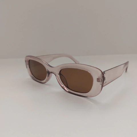 Anteojos De Sol Ovalados Moda Tendencia Aesthetic - comprar online
