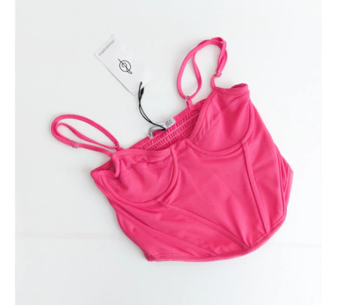 Corset crop top Mystic