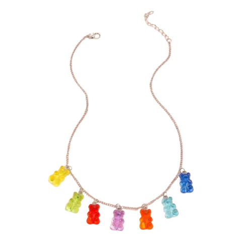 Collar Cadena Ositos De Goma