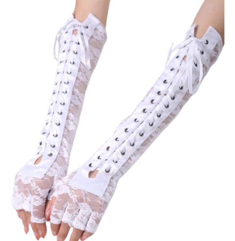 Guantes Encaje Shein Mitones Goth Punk Y2k