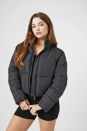 Campera Puffer Forever 21 Importada Usa Abrigo