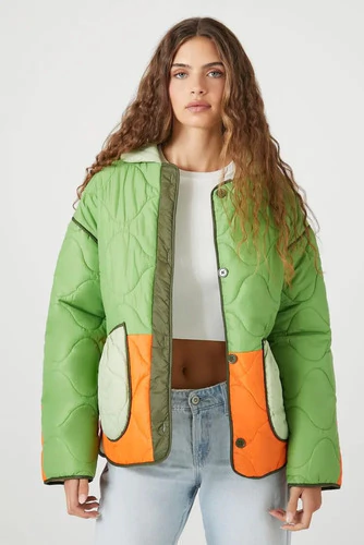 Campera Puffer Colorblock