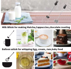 BATIDOR PRO CAFÉ HUEVOS ESPUMA CON CARGA USB! - tienda online