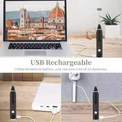 Imagen de BATIDOR PRO CAFÉ HUEVOS ESPUMA CON CARGA USB!
