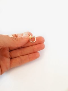 Aros Argolla con Corazón. Plata y Oro en internet