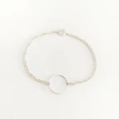 Pulsera Karma Plata - tienda online