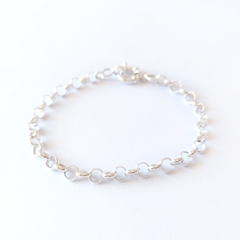 Pulsera Roló 4mm Plata - Joyas MG Plata y Oro