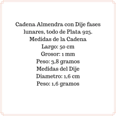 Conjunto Fases lunares Plata - comprar online