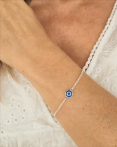 Pulsera Ojo Protector Plata 925