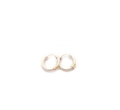 Aros Argolla (1,5 cm) gruesos. Plata y Oro