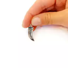 Imagen de Conjunto Colmillo/cuerno Plata