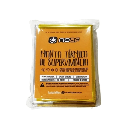 MANTA TÉRMICA DE SUPERVIVENCIA NOAF