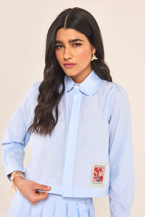 AGATHA AQUA SHIRT - buy online
