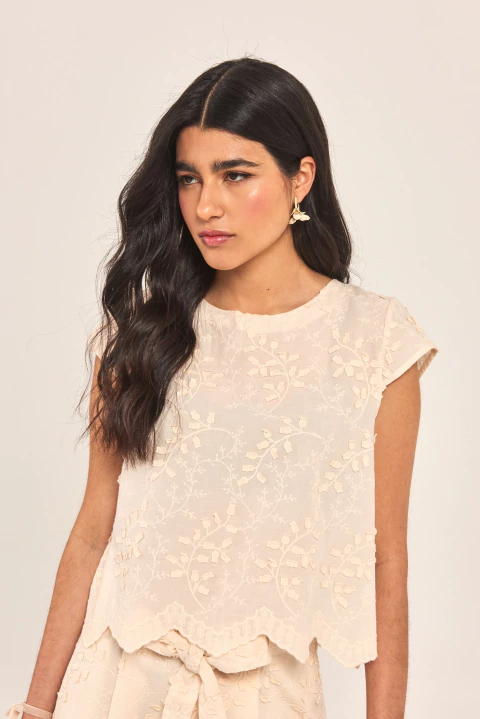 CARRIE BUTTER YELLOW TOP - buy online