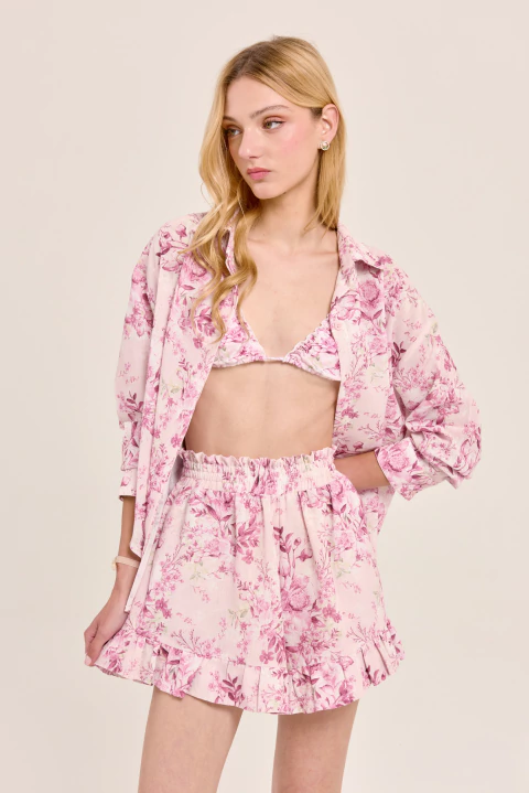Short Sophie Print Pink - comprar online