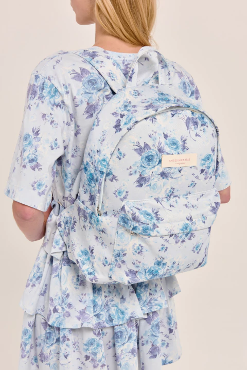 Mochila Amelie Print Aqua - comprar online