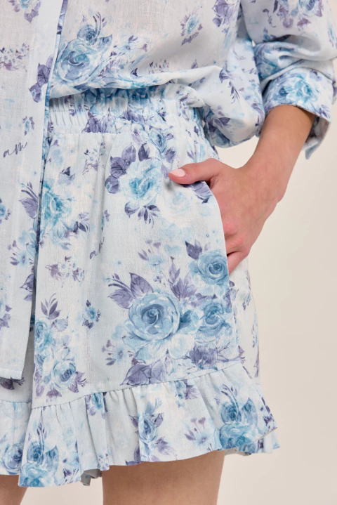 Short Sophie Print Aqua - comprar online