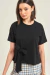 MAGGIE BLACK T-SHIRT - buy online