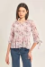 Blusa Vera Print Rose - tienda online