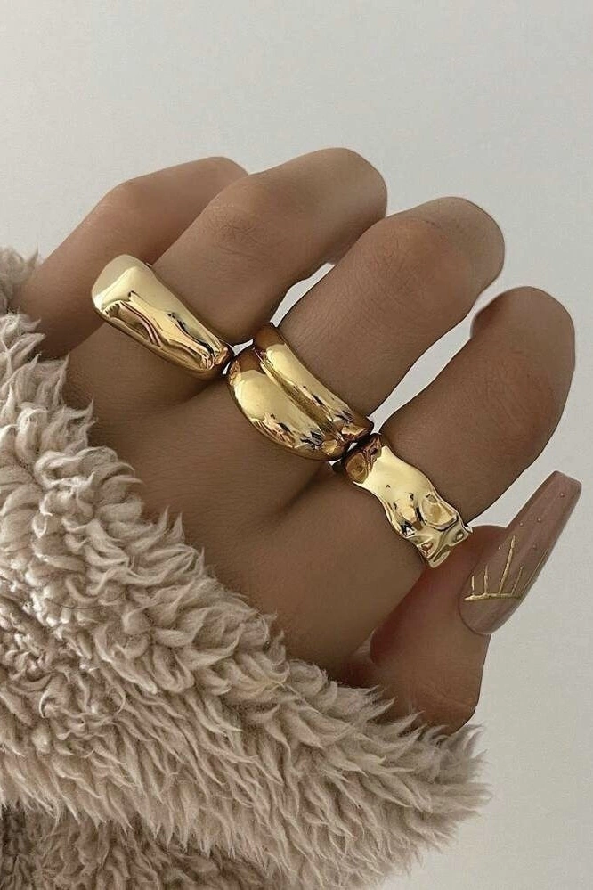 Set Anillos Brass