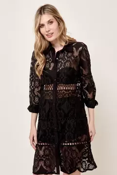 Camisa larga Mona - tienda online