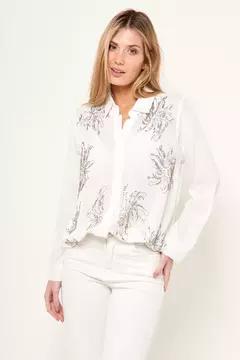 Camisa Londres, bordada con canutillos - Mundo Tendencia